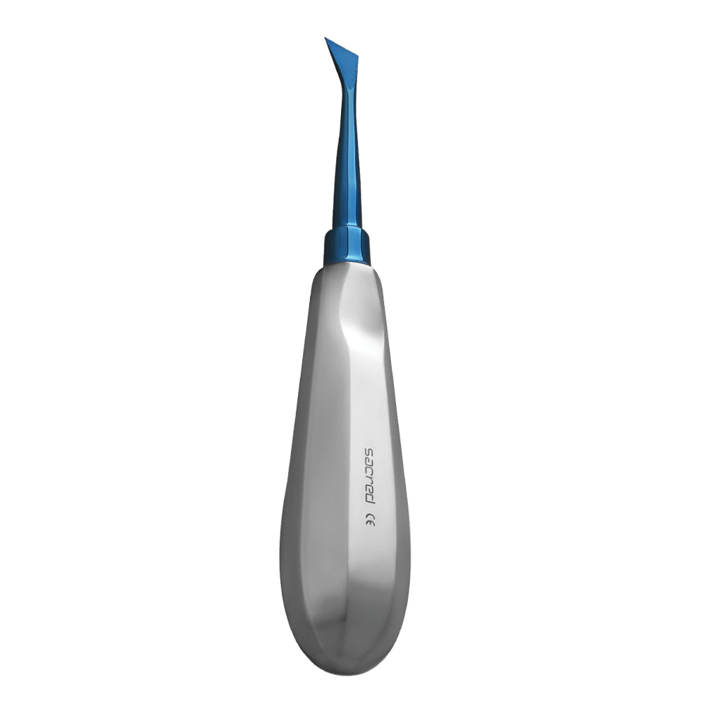 Cryer Root Elevator (Blue Titanium) - Left
