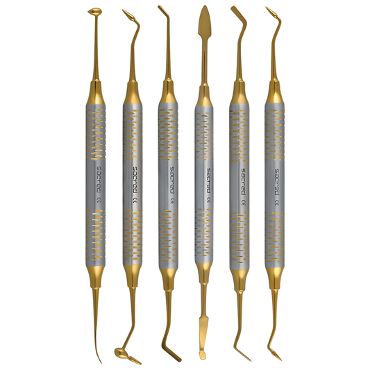 Composite Instruments (Set of 6) - Gold Titanium
