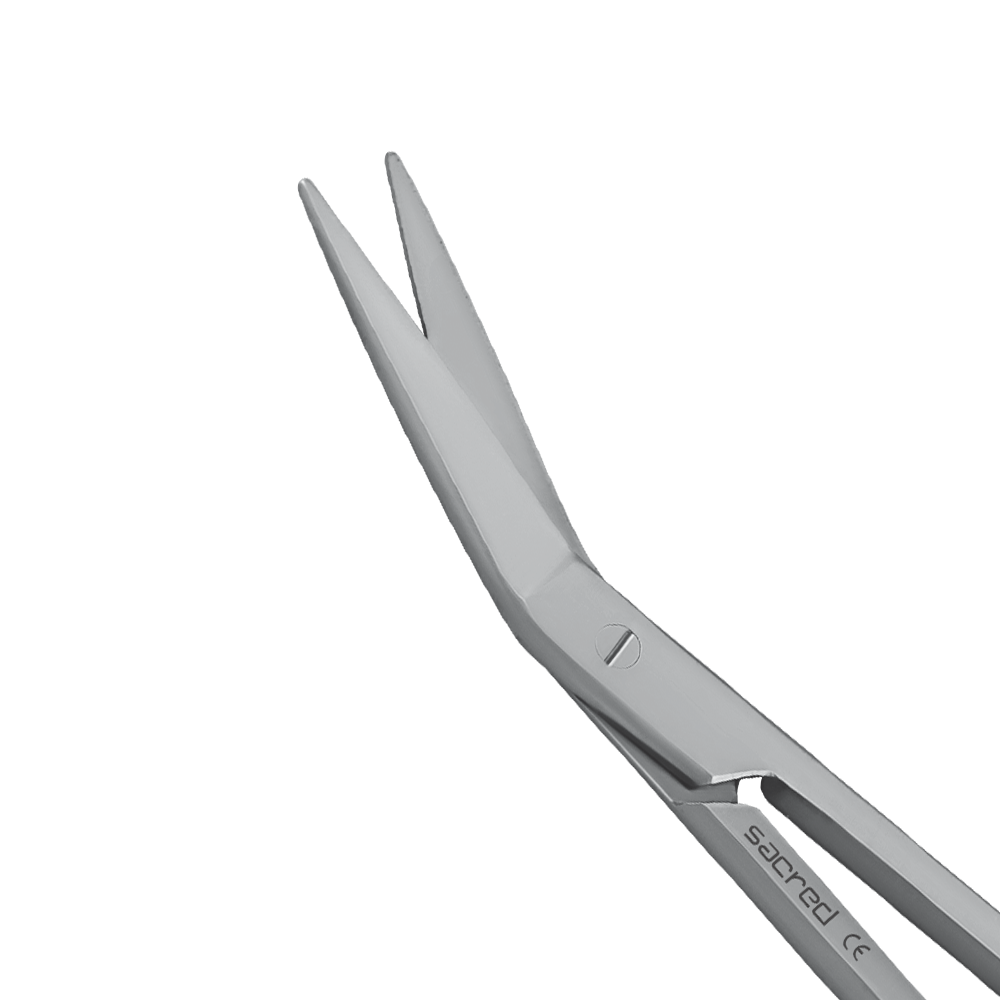 Angular Curved Scissor fig.1(11CM) Saw Edge