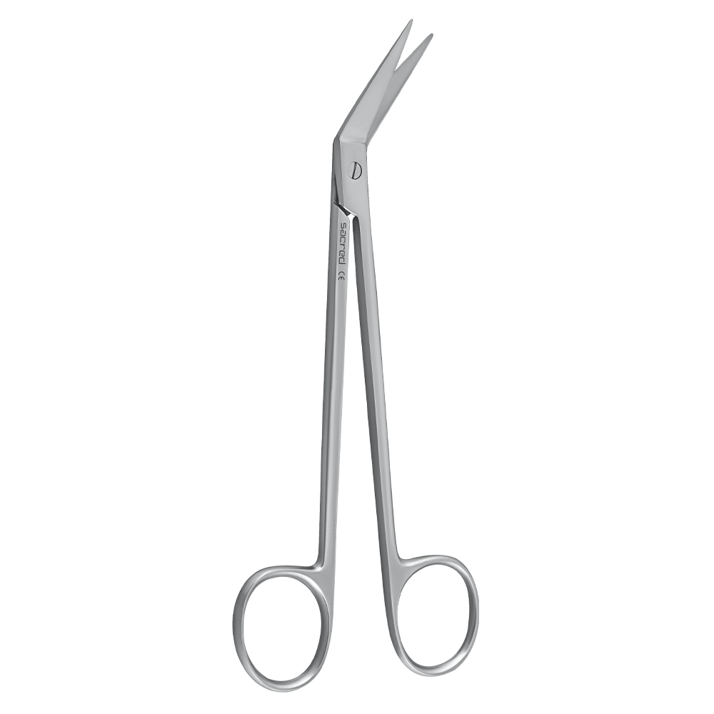Locklin Scissor Curved fig.2(16.5cm) (saw edge)