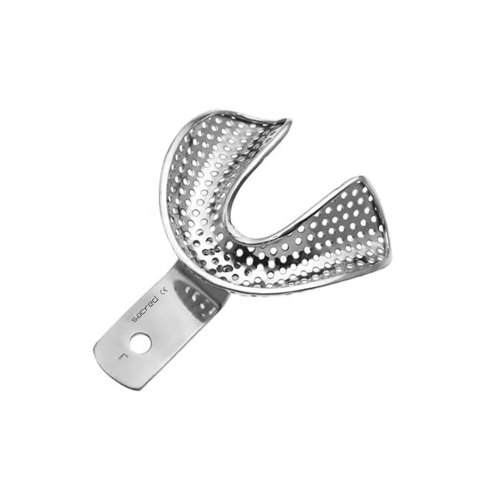 Lower 2L Impression Tray/ Full Denture (Perforated)