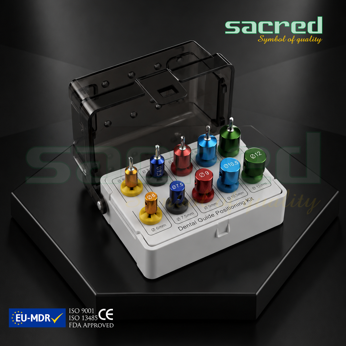 Kit de guía de broca y posicionamiento de implantes