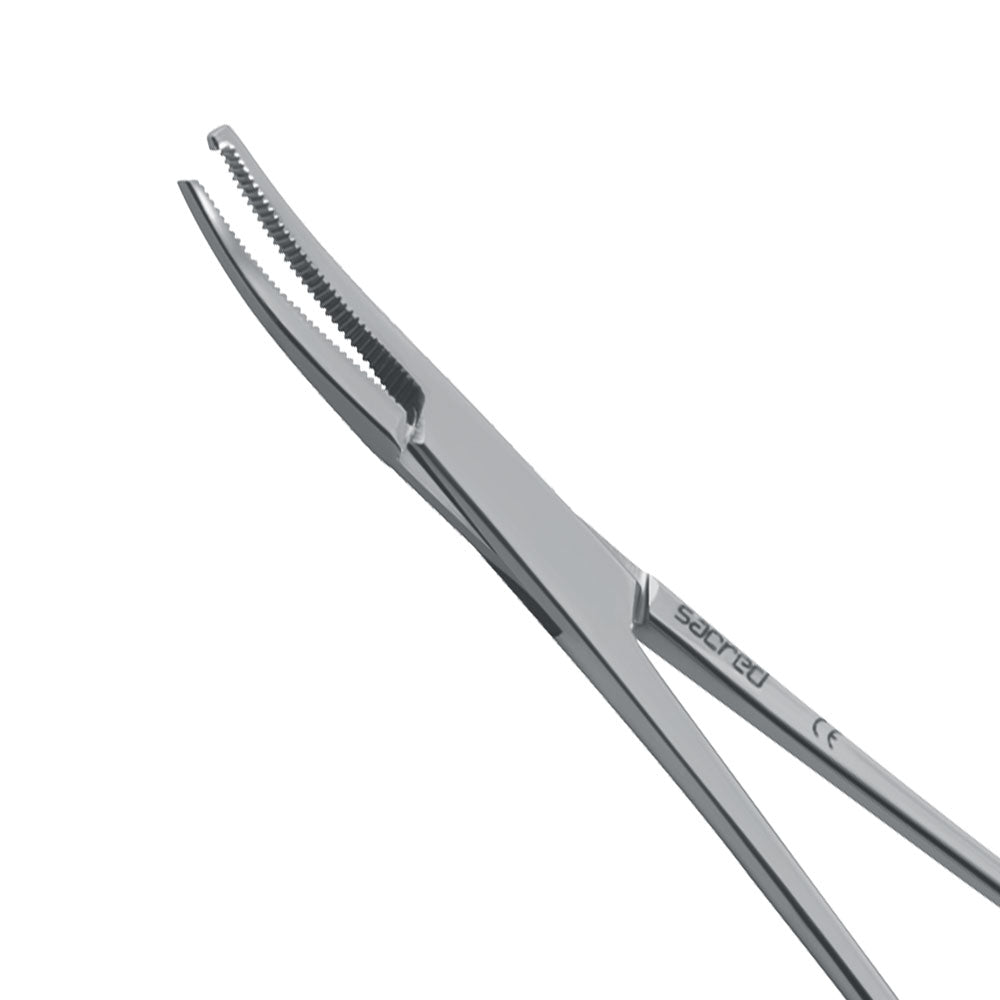 Elastic Placing Mosquito - Curved (Hook Tip)