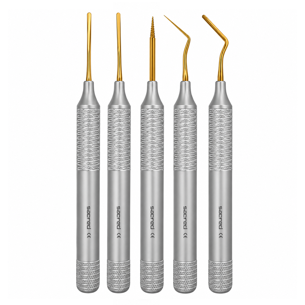Dental Flexible Periotomes Titanium Alloy (Set of 5)