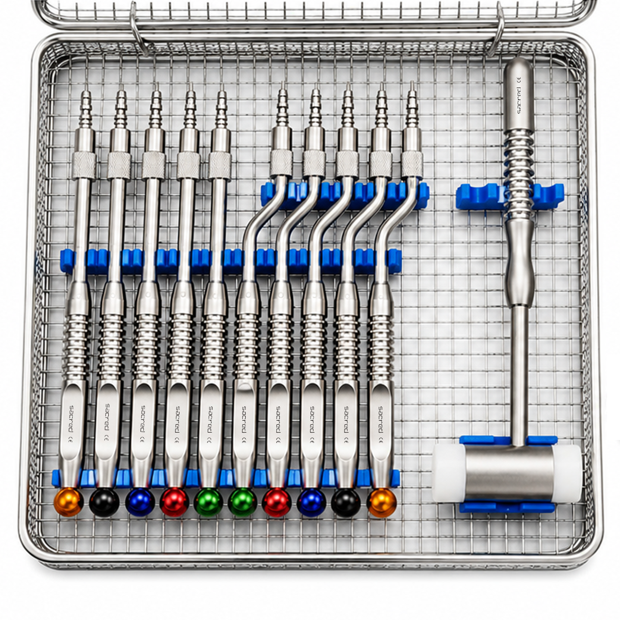 Osteotomes (Set of 10) with Mallet