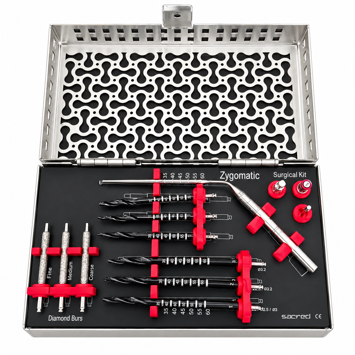Zygomatic Implant Surgical Set - ACHROMATIC Collection