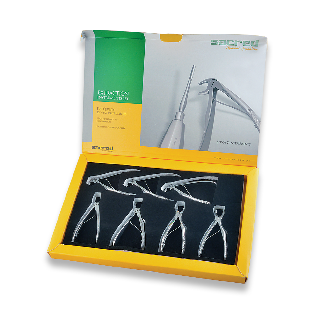 Paediatric Extracting Forceps (Set of 7)