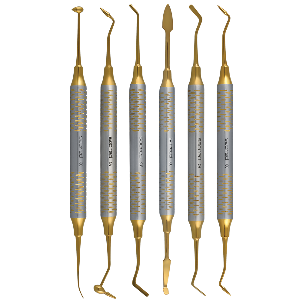 Composite Instruments (Set of 6) - Gold Titanium