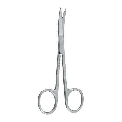 Tesoura de borracha curva de 12 cm