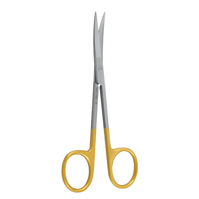 Tesoura de gengiva curva TC 12cm