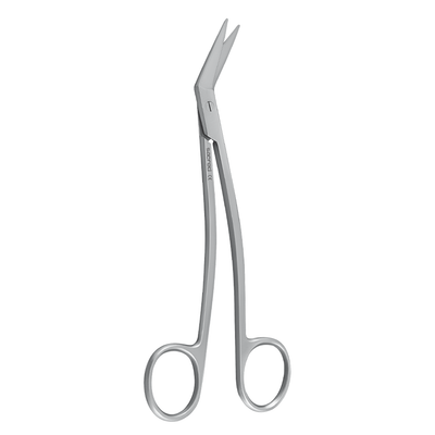 Locklin scissor curved fig.1(16.5cm) (saw edge)