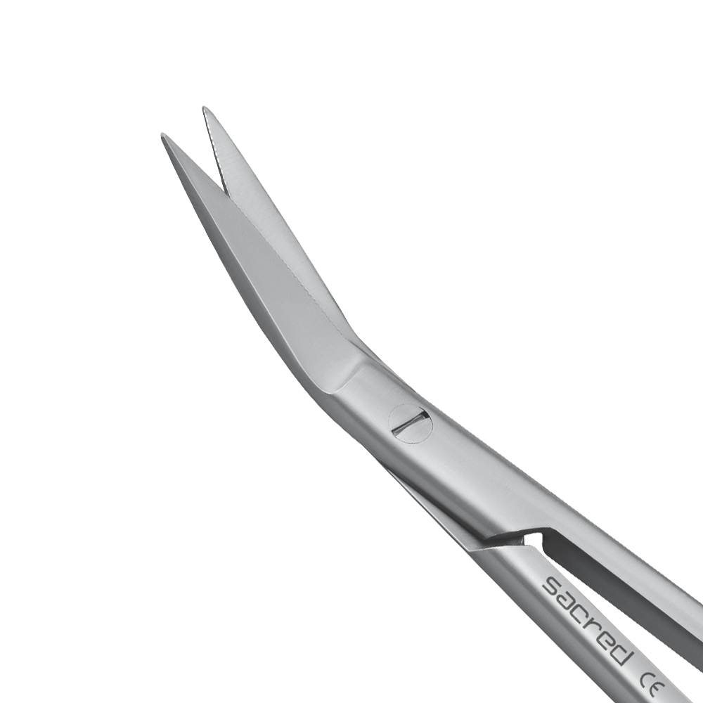 Dean Scissor fig.1(17cm) (curved saw edge)