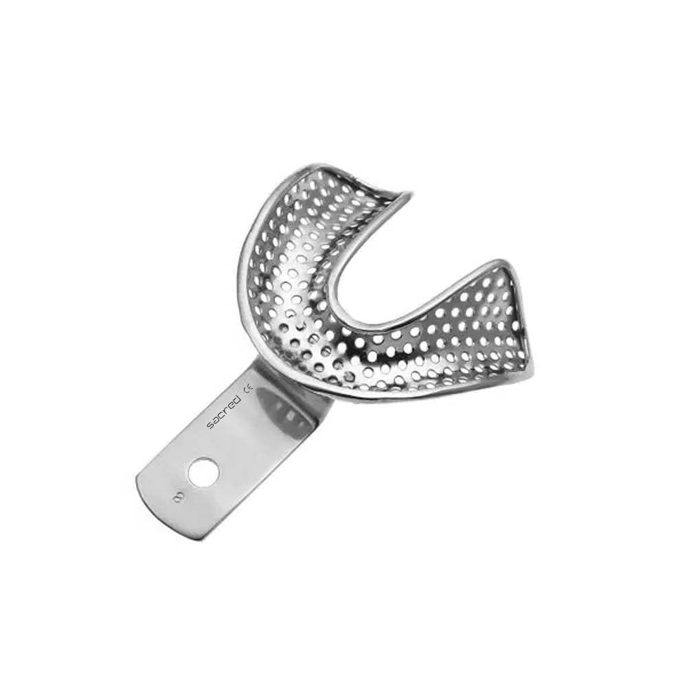 Lower 4S Impression Tray/ Full Denture (Perforated)