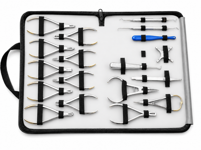 Basic Orthodontic Kit (Set of 17 Instruments)