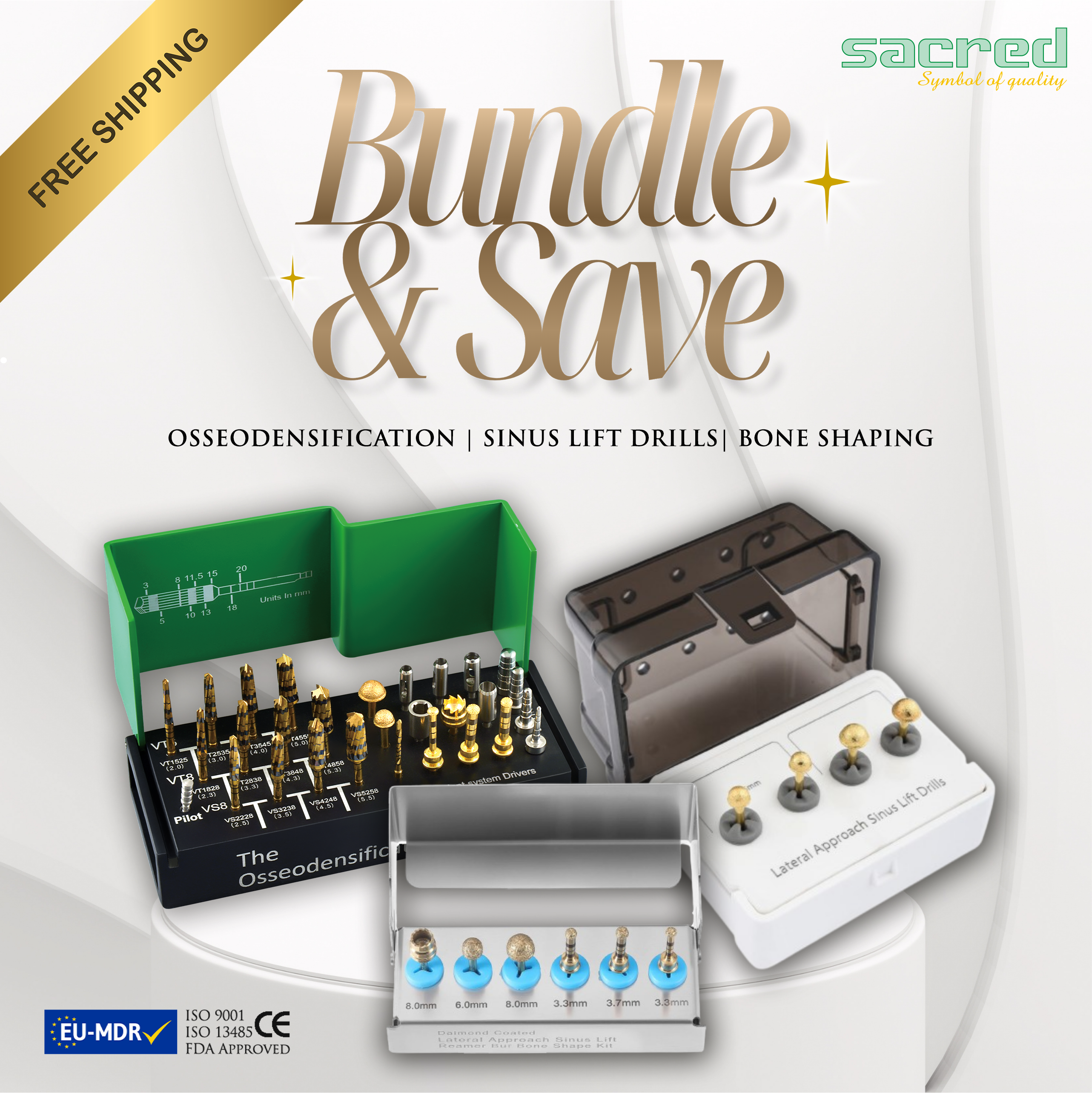 3 Essential Implant Kits in One Solution - Bundle & Save