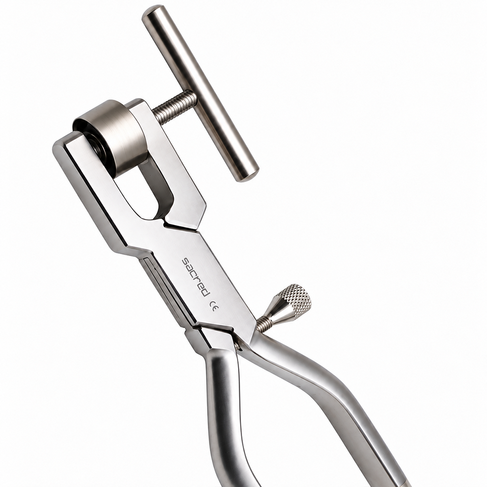 Bone Mill with Titanium Plates (Serrated)