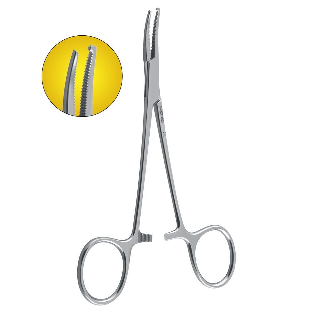 Elastic Placing Mosquito - Curved (Hook Tip)