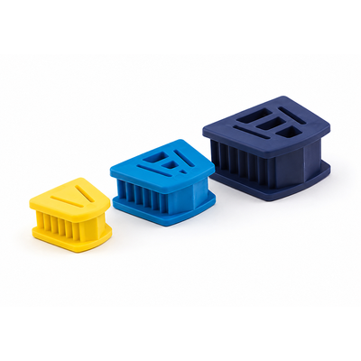Silicone Dental Mouth Props Set (Small, Medium & Large) – Latex-Free Bite Blocks for Comfortable Mouth Opening