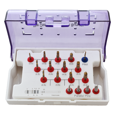 El kit de fresas de osteodensificación