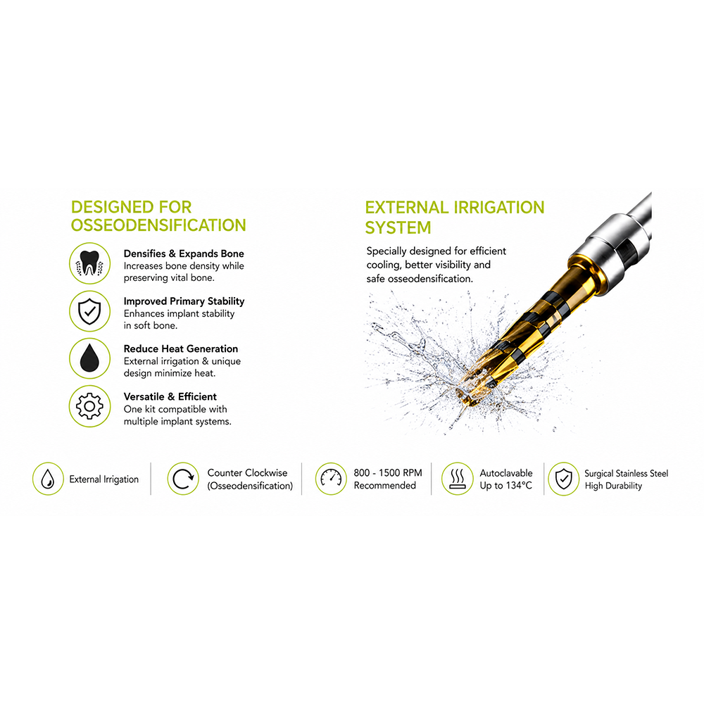 Universal Osseodensification Bur Kit