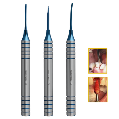 Periotomos dentales flexibles de aleación de titanio (juego de 3)